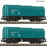 Fleischmann 6660037 - N - 2-tlg. Set Teleskophaubenwagen Shimmns, SBB, Ep. V